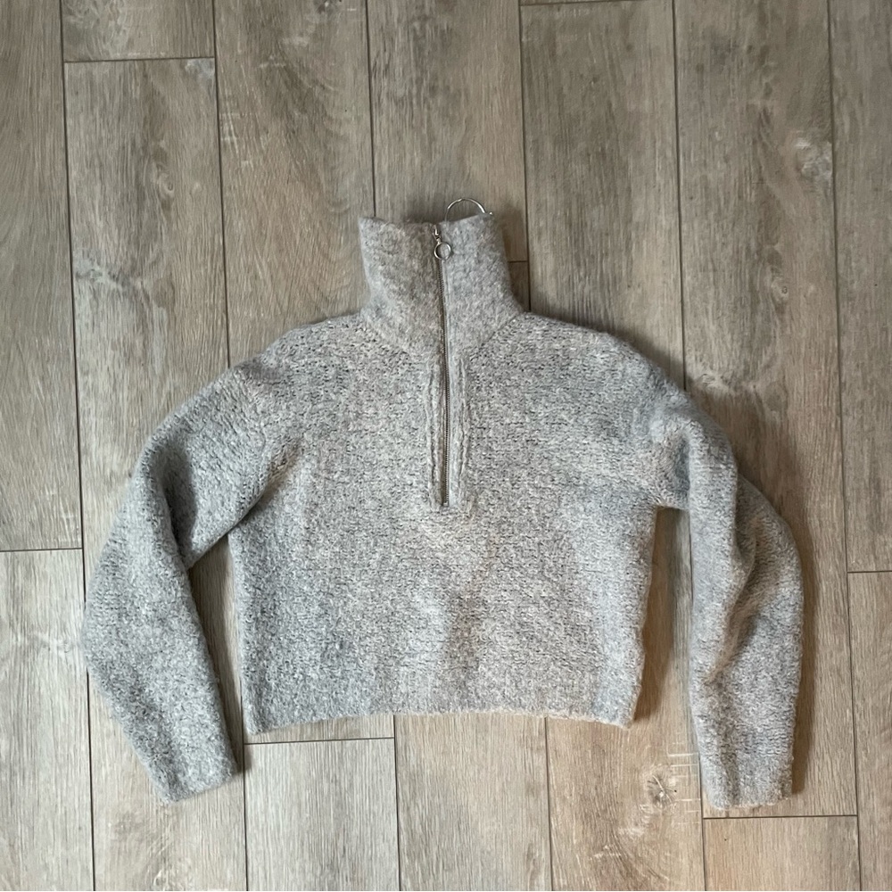 Wilfred Free Semi-Cropped 100% Wool Sweater